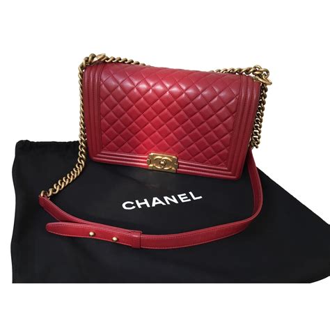 chanel boy style bags|red chanel boyfriend bag.